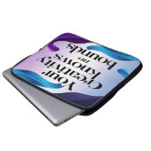 Option "Kreativität kennt keine Grenzen" 3 Laptopschutzhülle (Vorne Knopf)