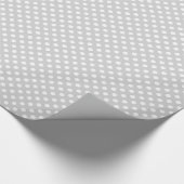 Option "Light Gray Dots" Geschenkpapier (Ecke)