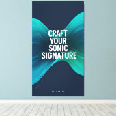 Option "Sonic Signature erstellen" 3 Leinwanddruck (Insitu (Holzboden))