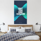 Option "Sonic Signature erstellen" 3 Leinwanddruck (Insitu (Schlafzimmer))
