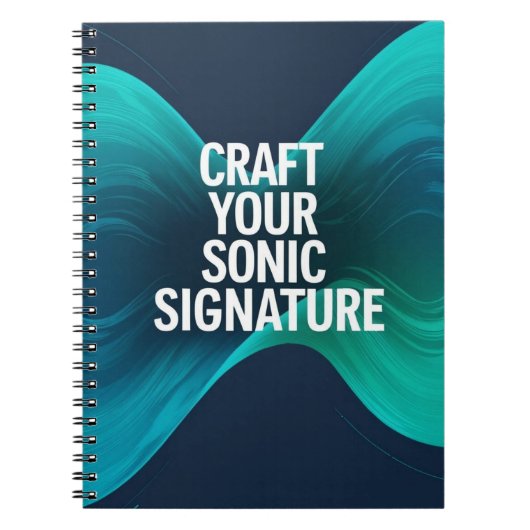 Option "Sonic Signature erstellen" 3 Notizblock (Vorderseite)