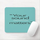 Option "Sound Matches" 2 Mousepad (Mit Mouse)