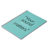 Option "Sound Matches" 2 Notizblock (Linke Seite)