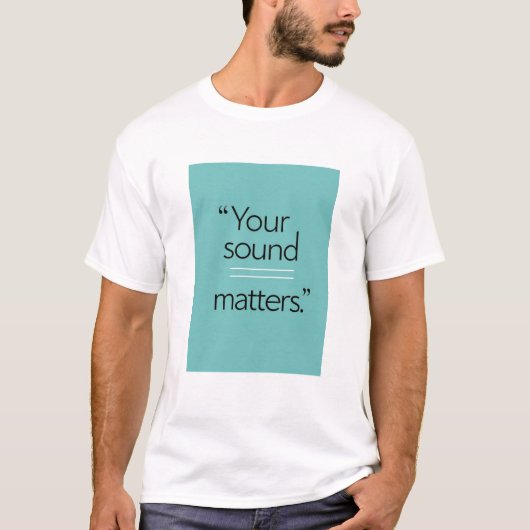 Option "Sound Matches" 2 T-Shirt (Vorderseite)