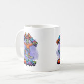 Optional Gravity Alien Skater Hoverboard Weltraum Kaffeetasse (Vorderseite Links)