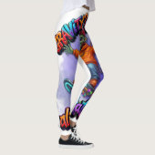 Optional Gravity Alien Skater Hoverboard Weltraum Leggings (Rechts)