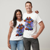 Optional Gravity Alien Skater Hoverboard Weltraum T-Shirt (Unisex)