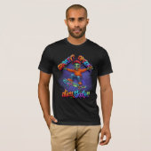 Optional Gravity Alien Skater Hoverboard Weltraum T-Shirt (Vorne ganz)