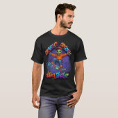 Optional Gravity Alien Skater Hoverboard Weltraum T-Shirt (Vorne ganz)