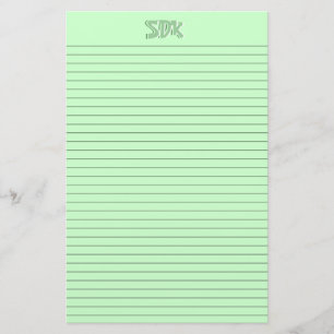Optionale Linien des Papiers für Grüne Stationieru Briefpapier