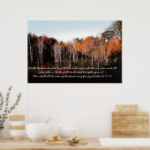 Optionale Rahmen siehe Preis ohne Rahmen Psalm 96: Poster (Küche)