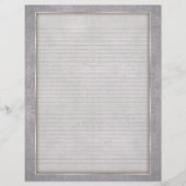 Optionale Zeilenschrift mit altem Rahmen (Vorderseite)