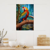 Optionaler farbiger Text Poster (Küche)