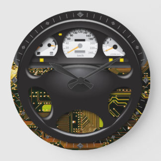 Optionen für die Auto-Rad-2-Wall-Uhr Große Wanduhr