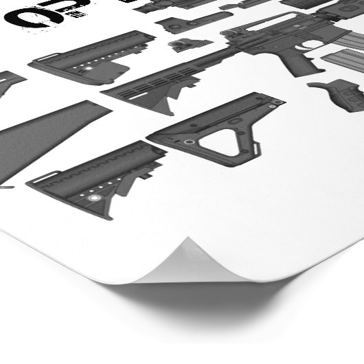 Optionen M4A1 Poster (Ecke)