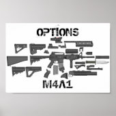 Optionen M4A1 Poster (Vorne)
