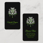OPTIONEN Night Chandelier PAPER/GRÖSSE/FORM - Visitenkarte (Vorne/Hinten)