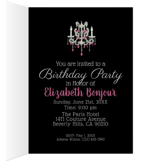 OPTIONEN Night Chandelier SIZE/PAPER/STIL - UAWG & (Innen (Rechts))