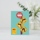 OPTIONEN SCHEINEN DURCH SEILfenster BEGRENZT Postkarte (Stehend Vorderseite)