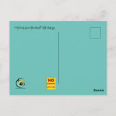 OPTIONEN SCHEINEN DURCH SEILfenster BEGRENZT Postkarte (Rückseite)