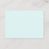 Optionen zum Abendessen mit Meeresfrüchten Begleitkarte (Rückseite)