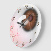 Optisch Große Wanduhr (Winkel)