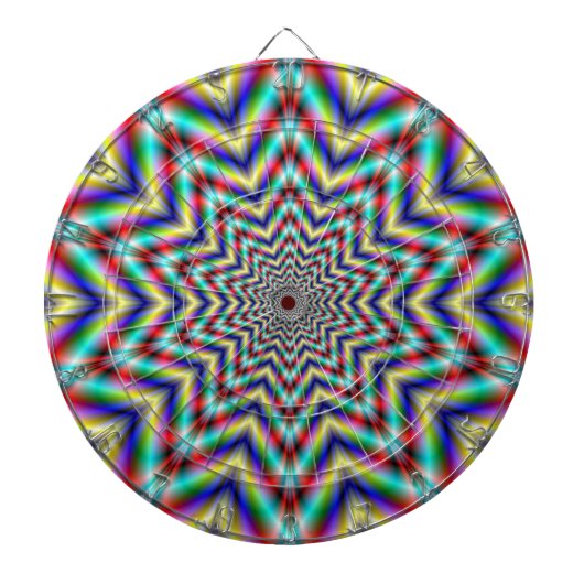Optisch herausforderndes Star Dartboard Dartscheibe (vorne)