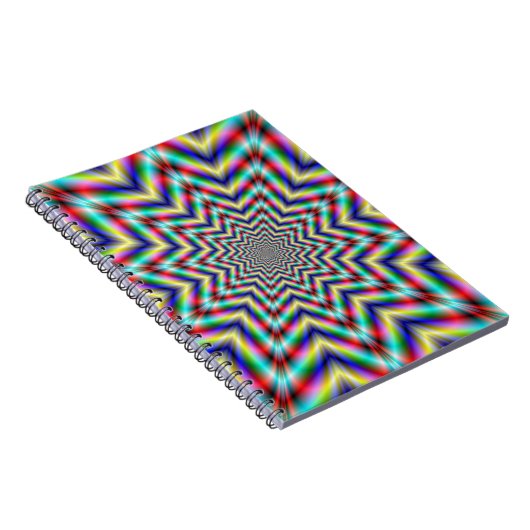 Optisch herausforderndes Star-Notebook Notizblock (Rechte Seite)