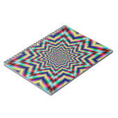 Optisch herausforderndes Star-Notebook Notizblock (Linke Seite)