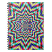 Optisch herausforderndes Star-Notebook Notizblock (Vorderseite)