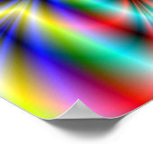 Optisch herausforderndes Star-Poster Poster (Ecke)