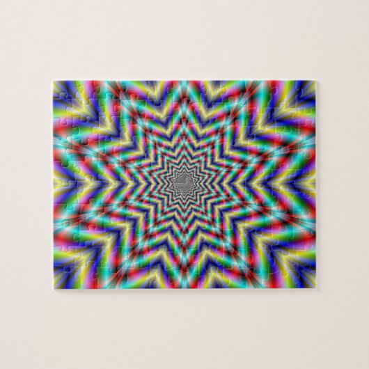 Optisch herausforderndes Star-Puzzle Puzzle (Horizontal)