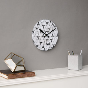 Optisch I Runde Wanduhr
