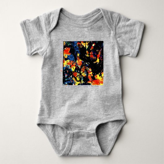 Optische Abstrakte 19-Tama Katze-Schwester der Kün Baby Strampler (Vorderseite)