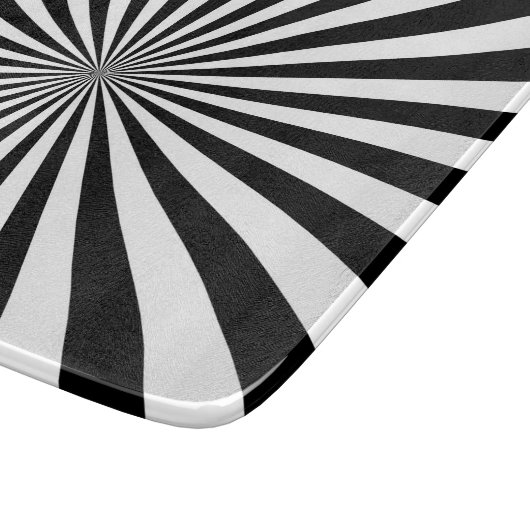 Optische Burst Spinning Wheel Design Schneidebrett (Ecke)