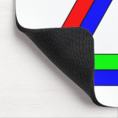 Optische Dreieck-Illustration Mat Mousepad (Ecke)