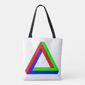 Optische Dreieck-Täuschung Tasche (Rückseite)