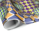 Optische Geschenkpapier für seltsame 3D-Effekte (Rolleneckpunkt)