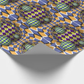 Optische Geschenkpapier für seltsame 3D-Effekte (Ecke)