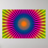 OPTISCHE HYPNO-DISKUSSION RECTANGULAR POSTER (Vorne)