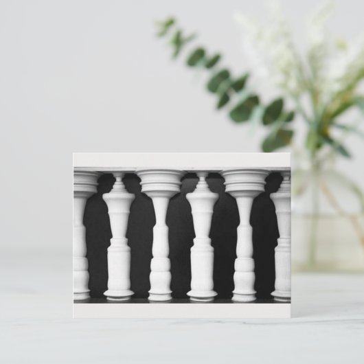 OPTISCHE ILLUSION #101 POSTKARTE (Stehend Vorderseite)