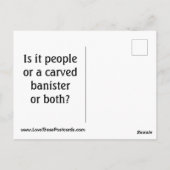 OPTISCHE ILLUSION #101 POSTKARTE (Rückseite)