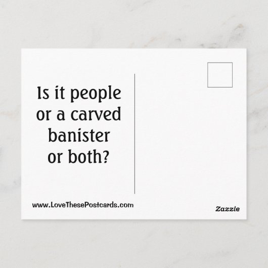 OPTISCHE ILLUSION #101 POSTKARTE (Rückseite)