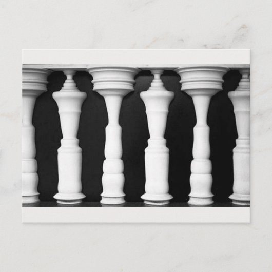 OPTISCHE ILLUSION #101 POSTKARTE (Vorderseite)