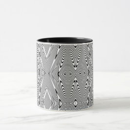 Optische Illusion 11 Abstrakte Gestaltung Tasse