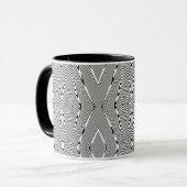 Optische Illusion 11 Abstrakte Gestaltung Tasse (Vorderseite Links)