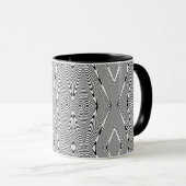 Optische Illusion 11 Abstrakte Gestaltung Tasse (VorderseiteRechts)