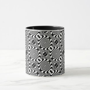 Optische Illusion 11 Abstrakte Gestaltung Tasse