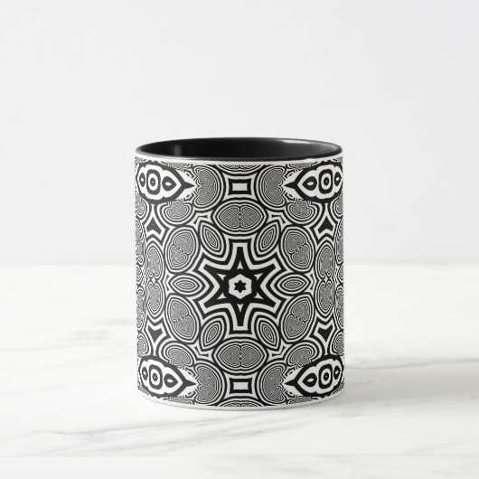 Optische Illusion 12 Abstrakte Gestaltung Tasse (Zentrum)