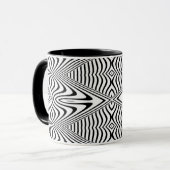 Optische Illusion 13 Abstrakte Gestaltung Tasse (Vorderseite Links)